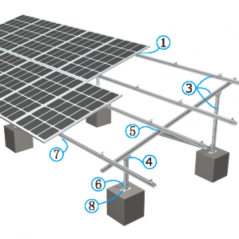 κατασκευαστής συστημάτων ηλιακής τοποθέτησης σιδήρου από χάλυβα