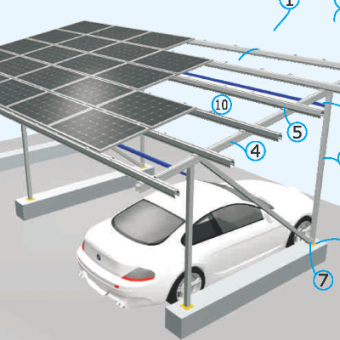 κατασκευαστής ηλιακού συστήματος τοποθέτησης carport
