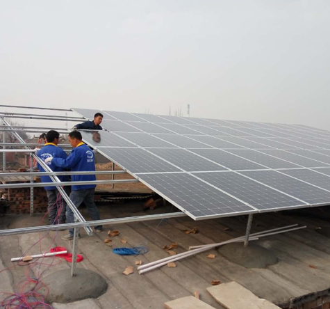Henan Pingdingshan 40kw Φωτοβολταϊκή-Υδατοκαλλιέργεια έργο